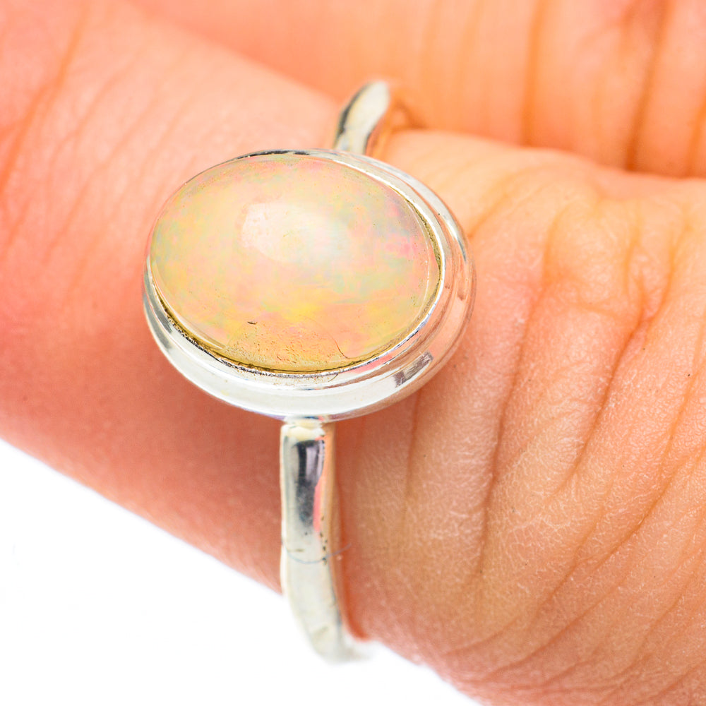 Ethiopian Opal Rings handcrafted by Anasilvercos - RING60954