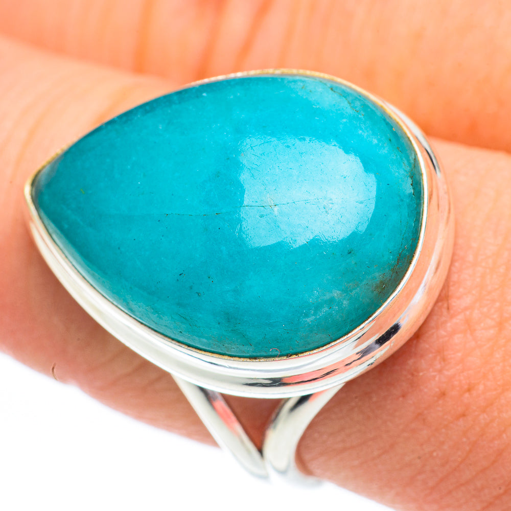 Larimar Rings handcrafted by Anasilvercos - RING60958