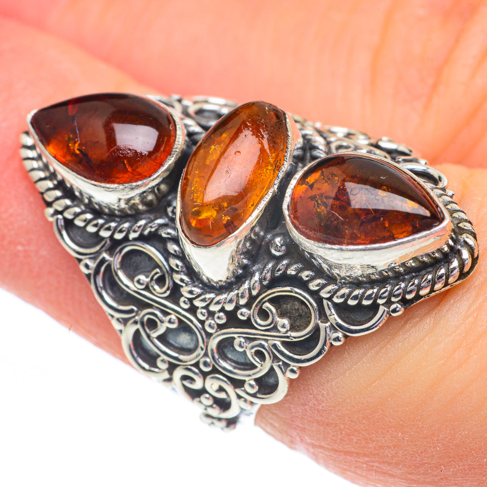 Baltic Amber Rings handcrafted by Anasilvercos - RING60968
