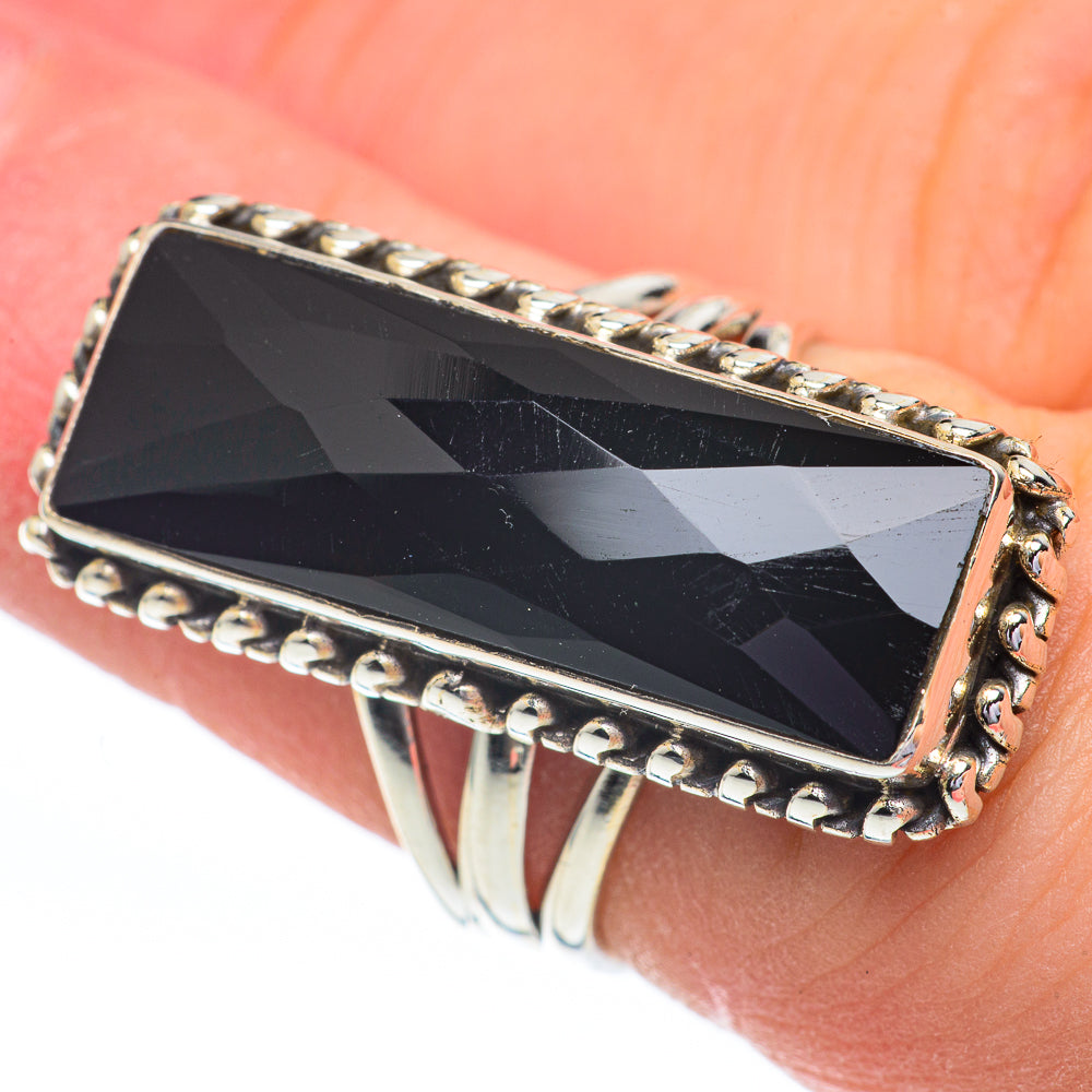 Black Onyx Rings handcrafted by Anasilvercos - RING60977