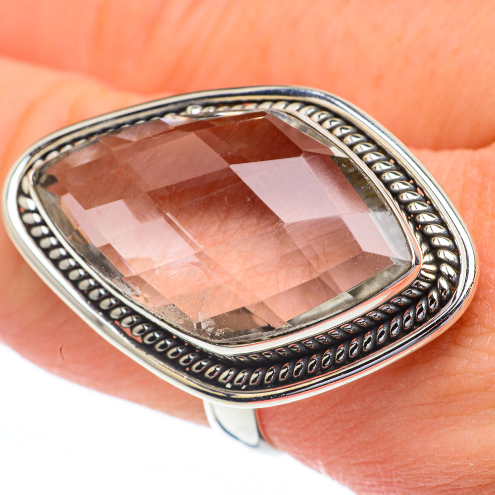 White Quartz Rings handcrafted by Anasilvercos - RING60979