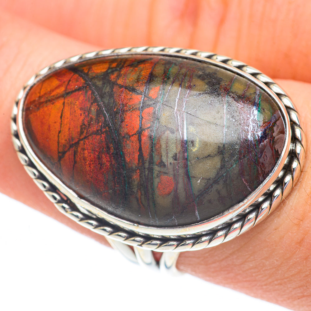 Picasso Jasper Rings handcrafted by Anasilvercos - RING61001