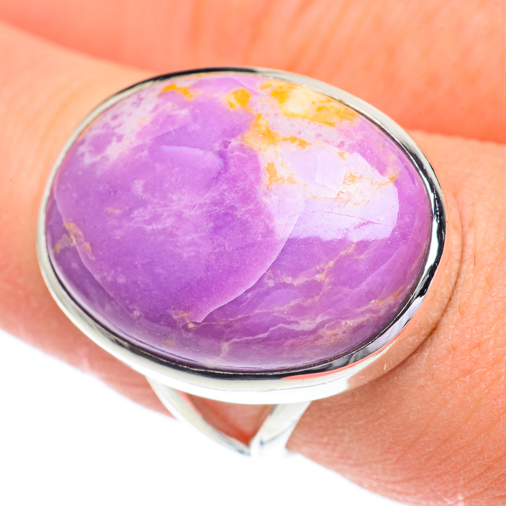 Phosphosiderite Rings handcrafted by Anasilvercos - RING61002