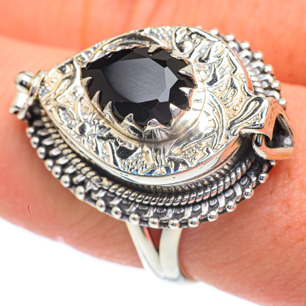 Black Onyx Rings handcrafted by Anasilvercos - RING61004