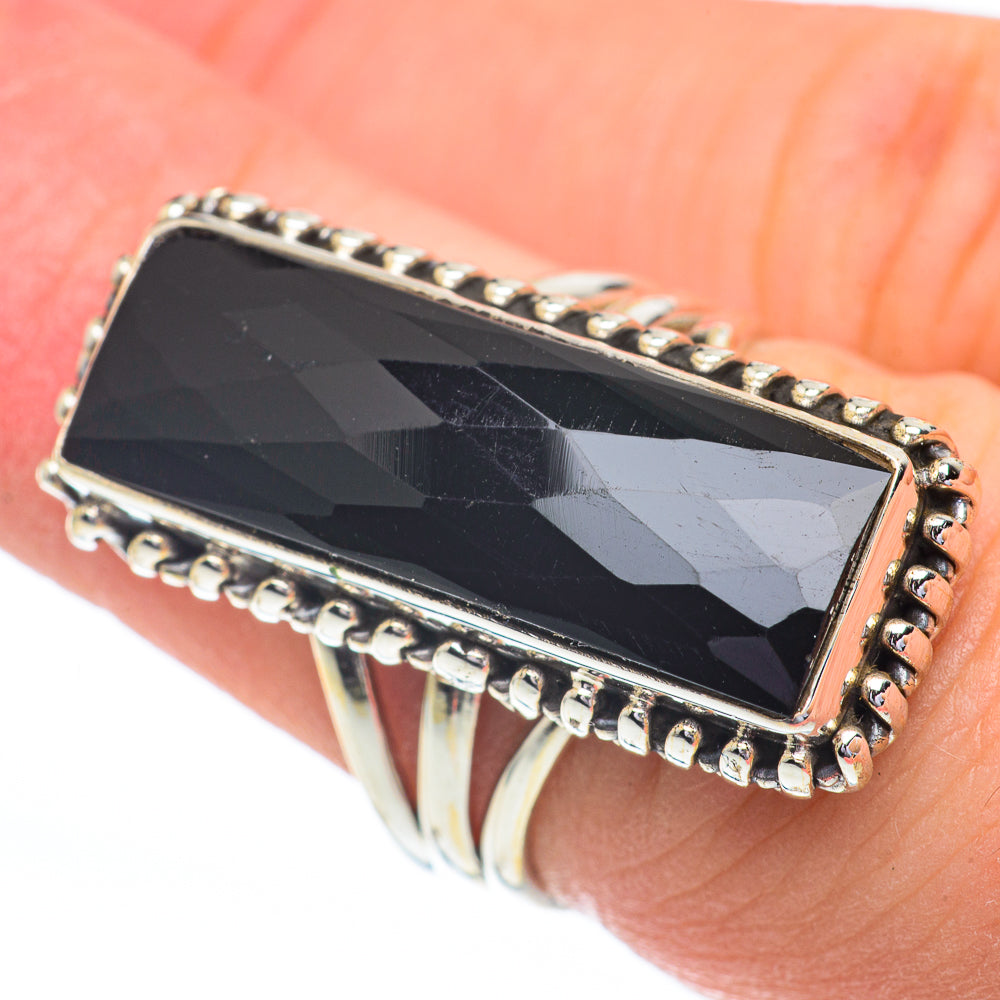 Black Onyx Rings handcrafted by Anasilvercos - RING61005