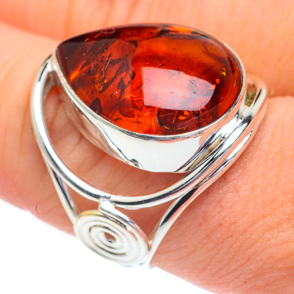 Baltic Amber Rings handcrafted by Anasilvercos - RING61071