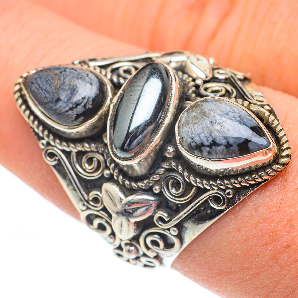 Hematite Rings handcrafted by Anasilvercos - RING61099
