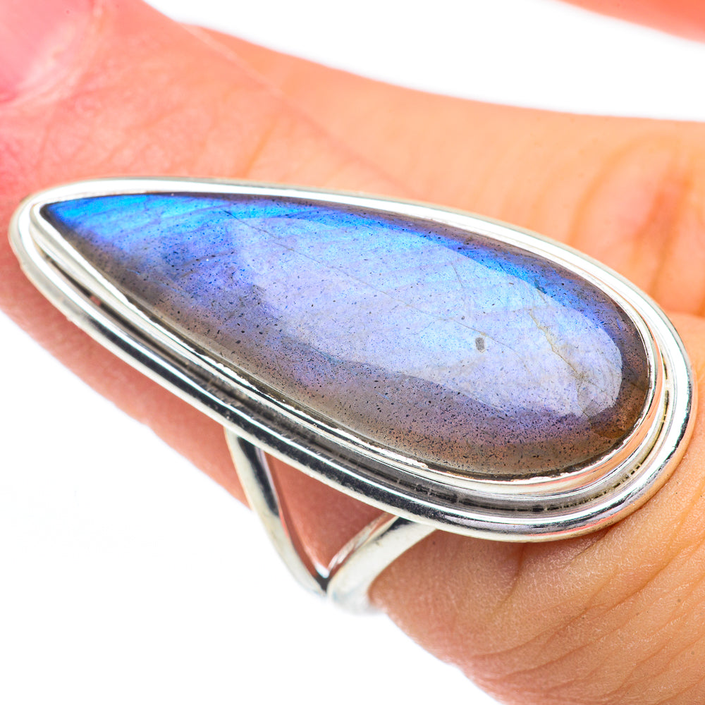 Labradorite Rings handcrafted by Anasilvercos - RING61116