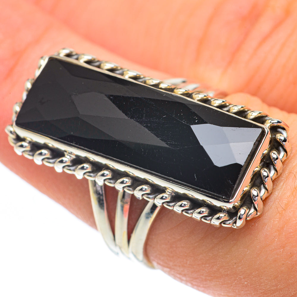 Black Onyx Rings handcrafted by Anasilvercos - RING61139
