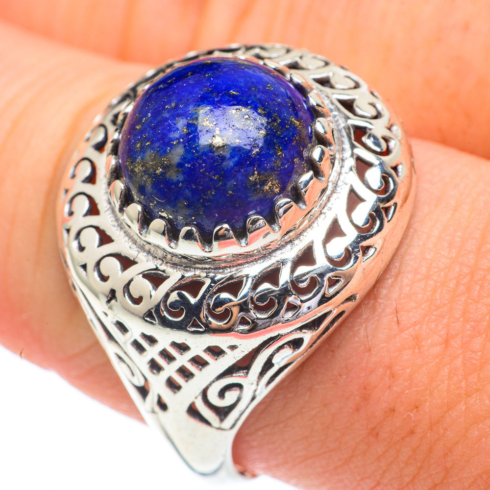 Lapis Lazuli Rings handcrafted by Anasilvercos - RING61151