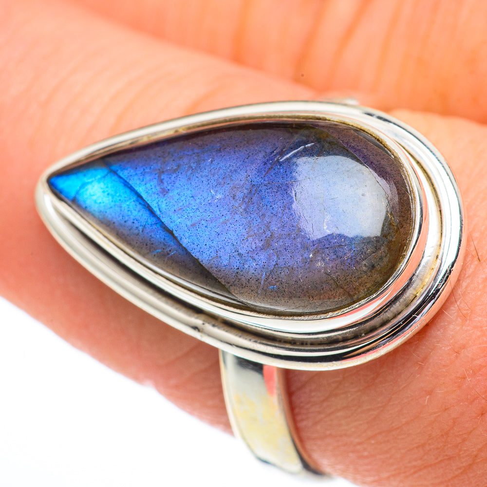 Labradorite Rings handcrafted by Anasilvercos - RING61176