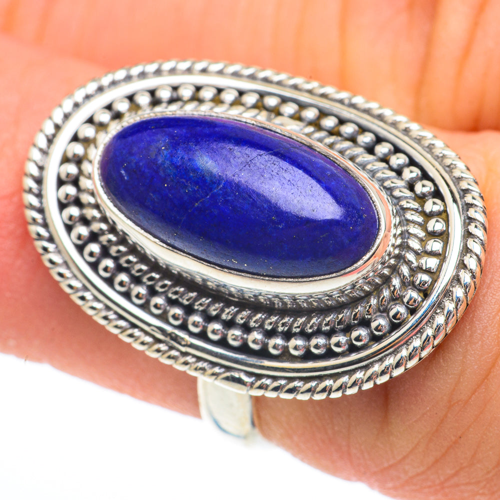Lapis Lazuli Rings handcrafted by Anasilvercos - RING61178