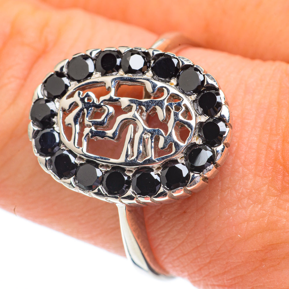 Black Onyx Rings handcrafted by Anasilvercos - RING61191