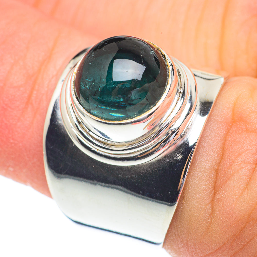Blue Tourmaline Rings handcrafted by Anasilvercos - RING61200