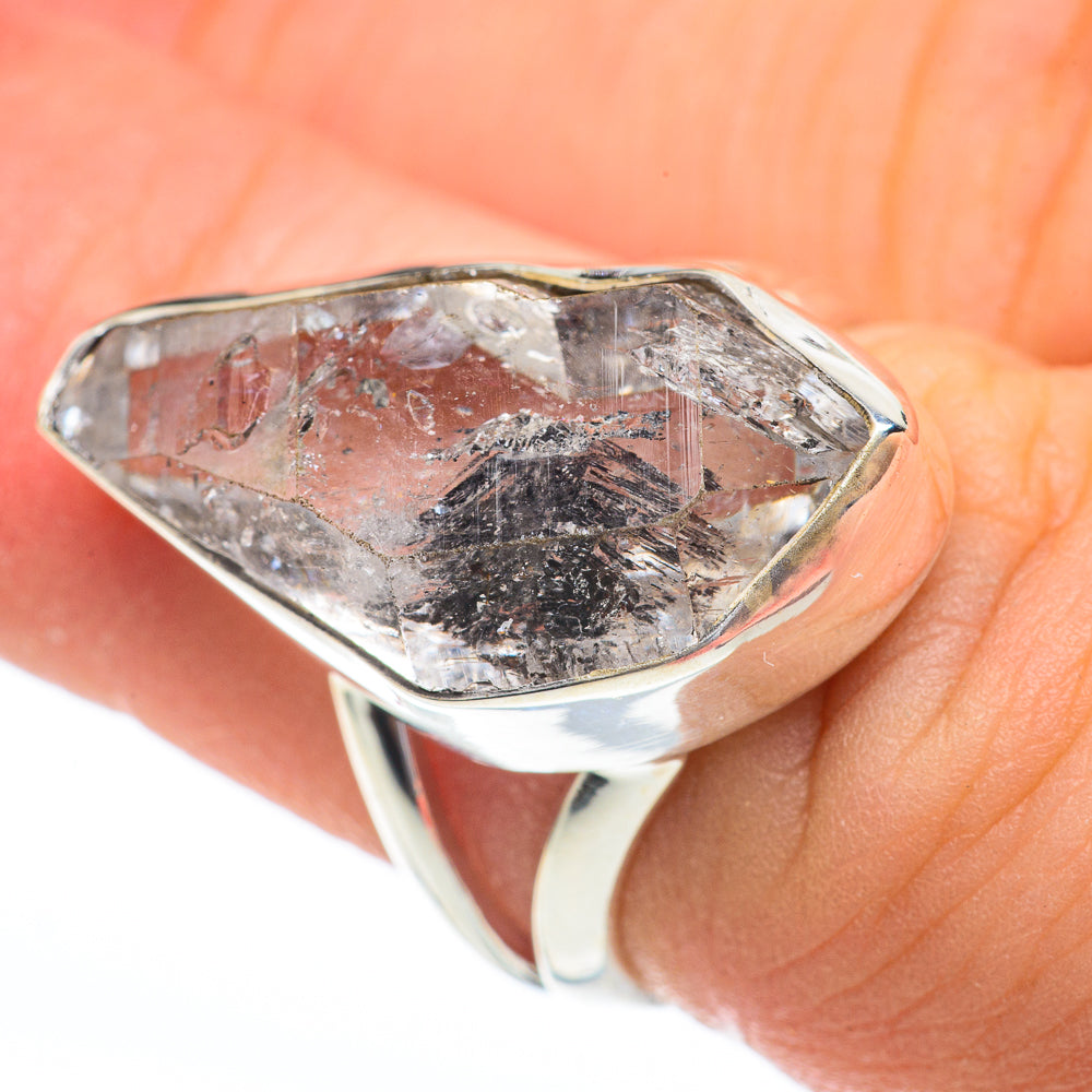 Herkimer Diamond Rings handcrafted by Anasilvercos - RING61218
