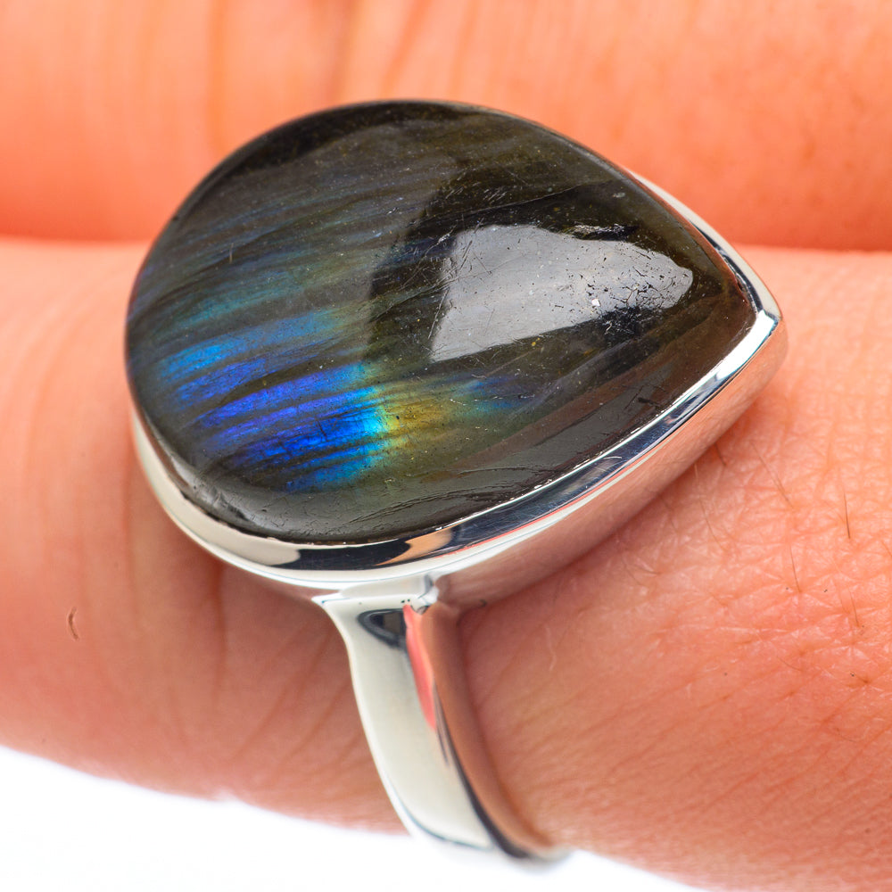 Labradorite Rings handcrafted by Anasilvercos - RING61220