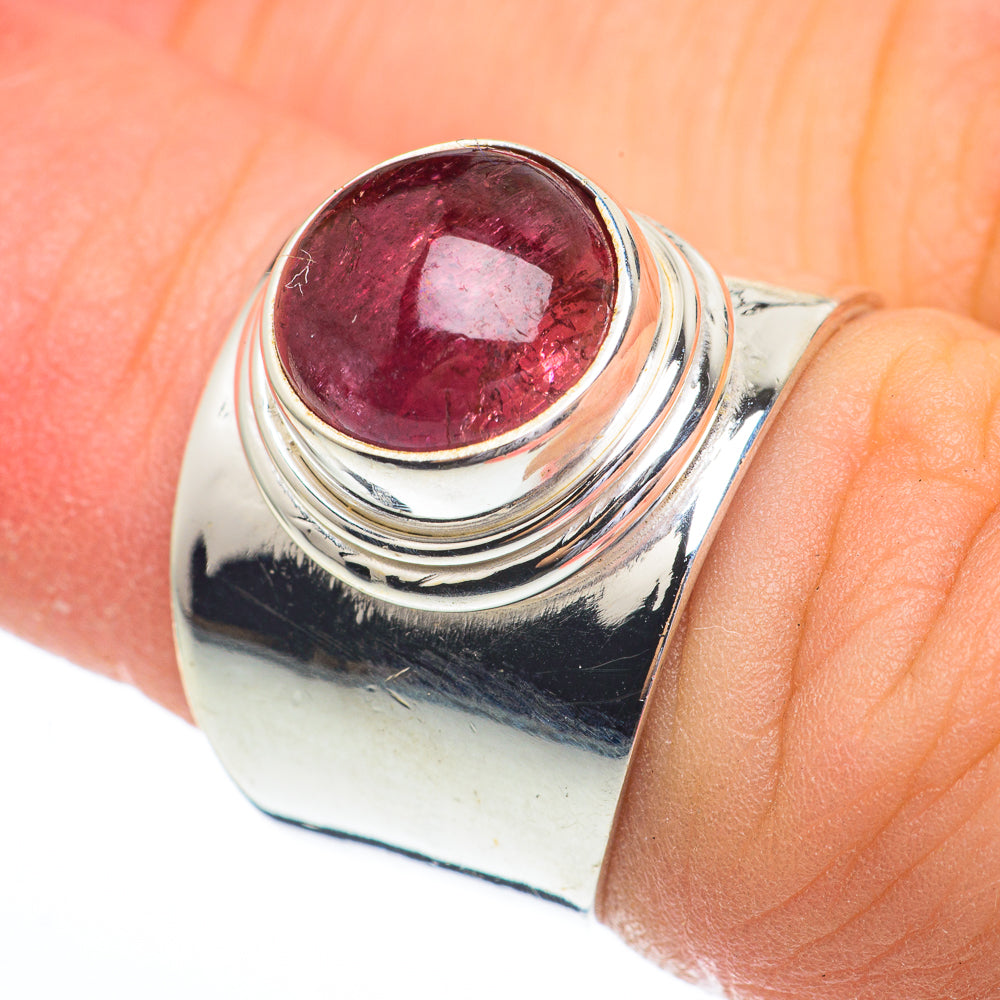 Pink Tourmaline Rings handcrafted by Anasilvercos - RING61232