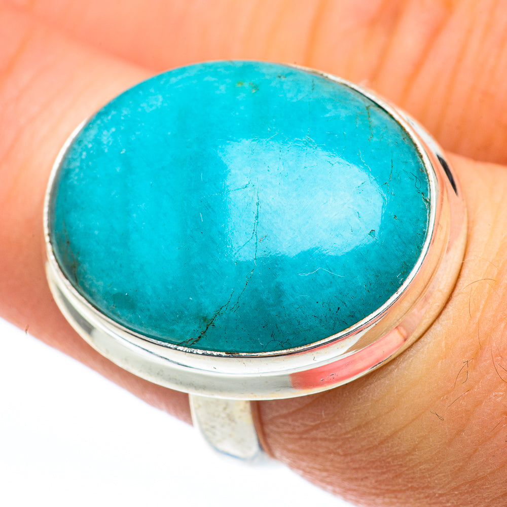 Arizona Turquoise Rings handcrafted by Anasilvercos - RING61264