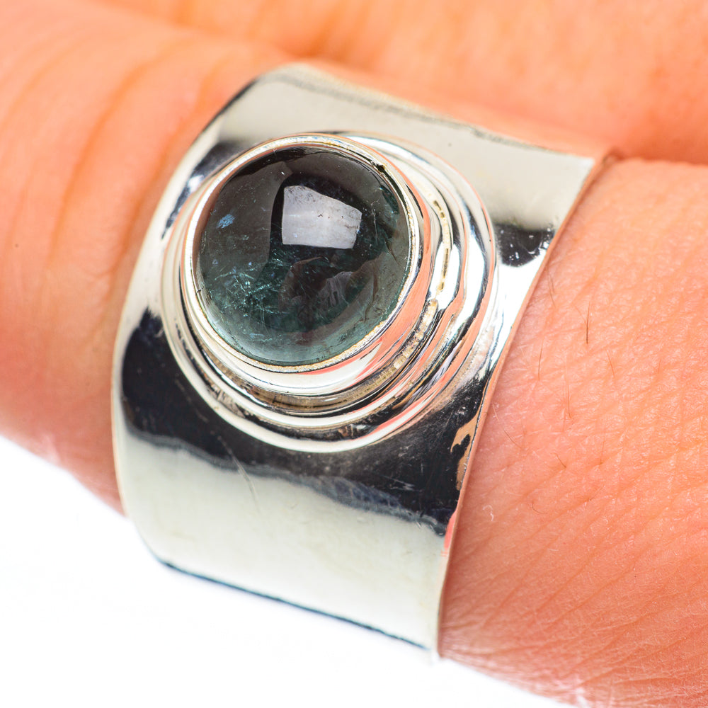Blue Tourmaline Rings handcrafted by Anasilvercos - RING61297