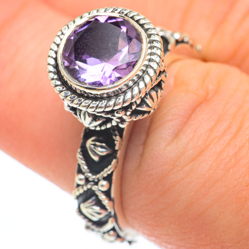 Amethyst Rings handcrafted by Anasilvercos - RING61330