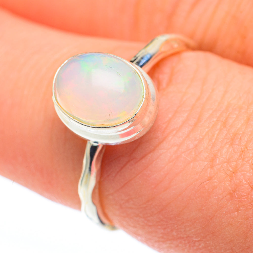 Ethiopian Opal Rings handcrafted by Anasilvercos - RING61365