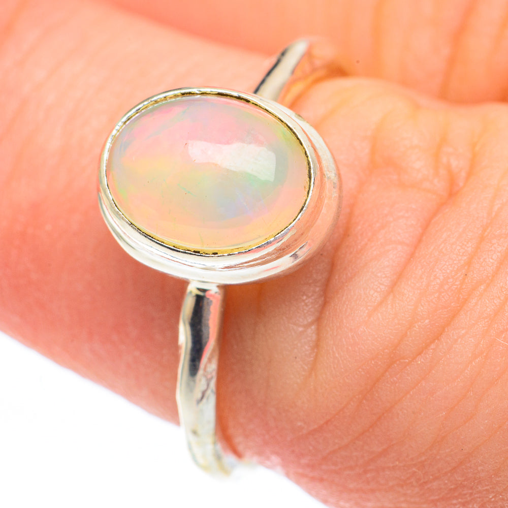 Ethiopian Opal Rings handcrafted by Anasilvercos - RING61372