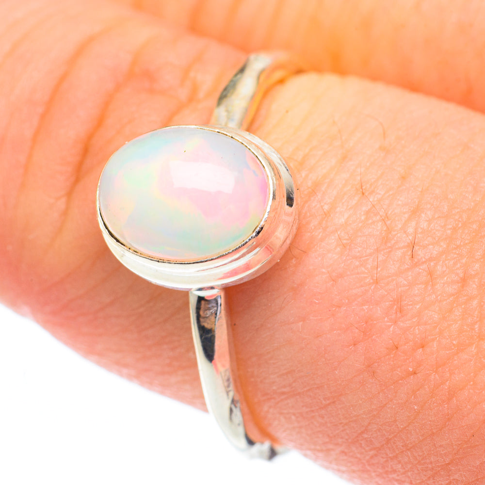 Ethiopian Opal Rings handcrafted by Anasilvercos - RING61383