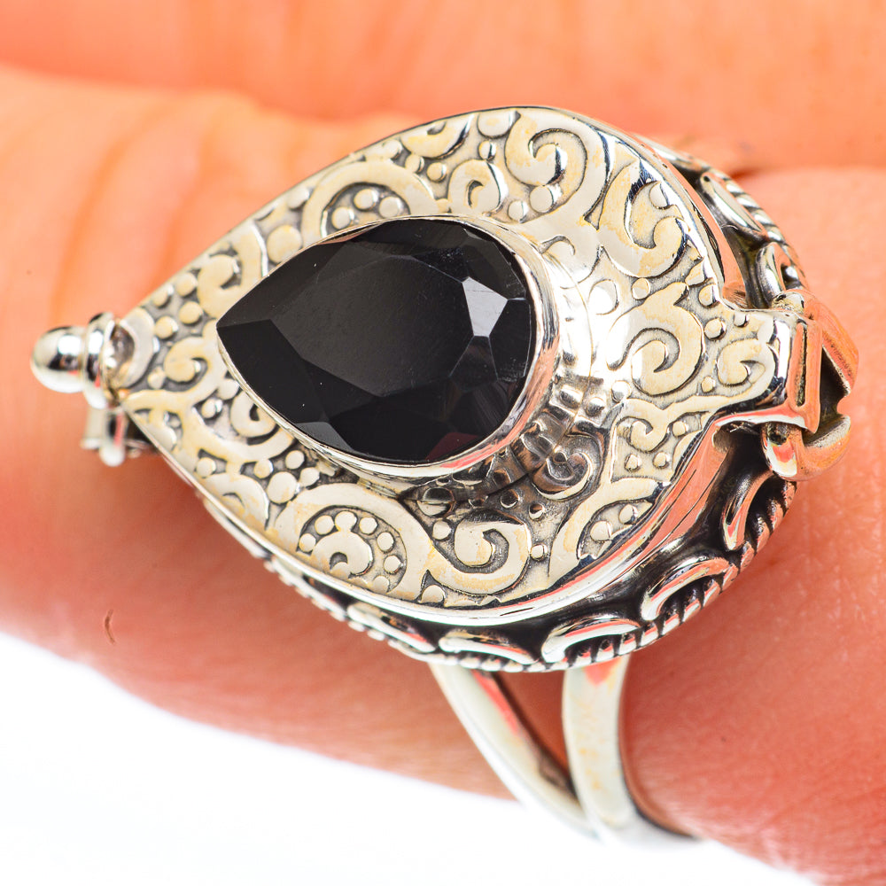 Black Onyx Rings handcrafted by Anasilvercos - RING61410