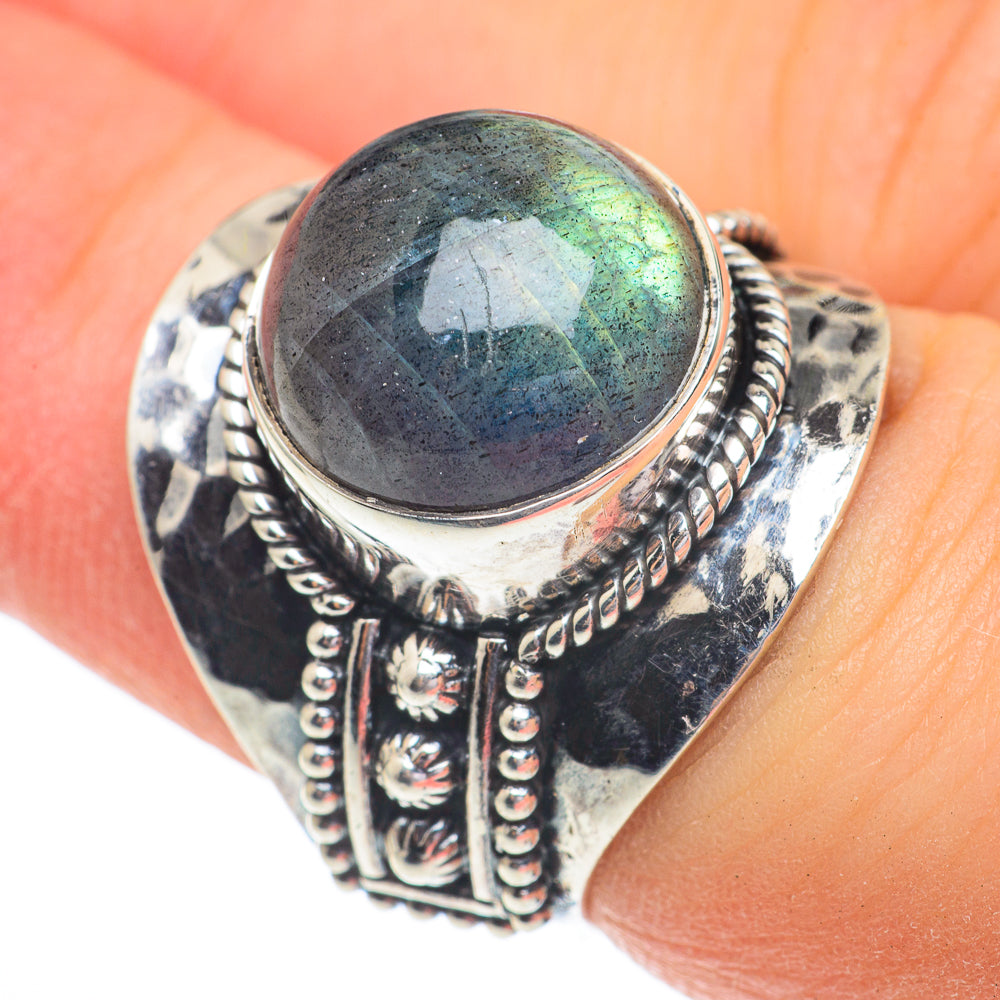 Labradorite Rings handcrafted by Anasilvercos - RING61428