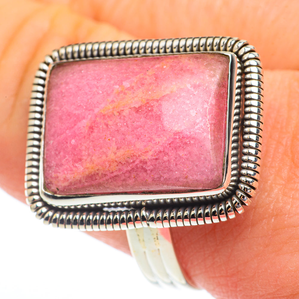 Pink Opal Rings handcrafted by Anasilvercos - RING61434