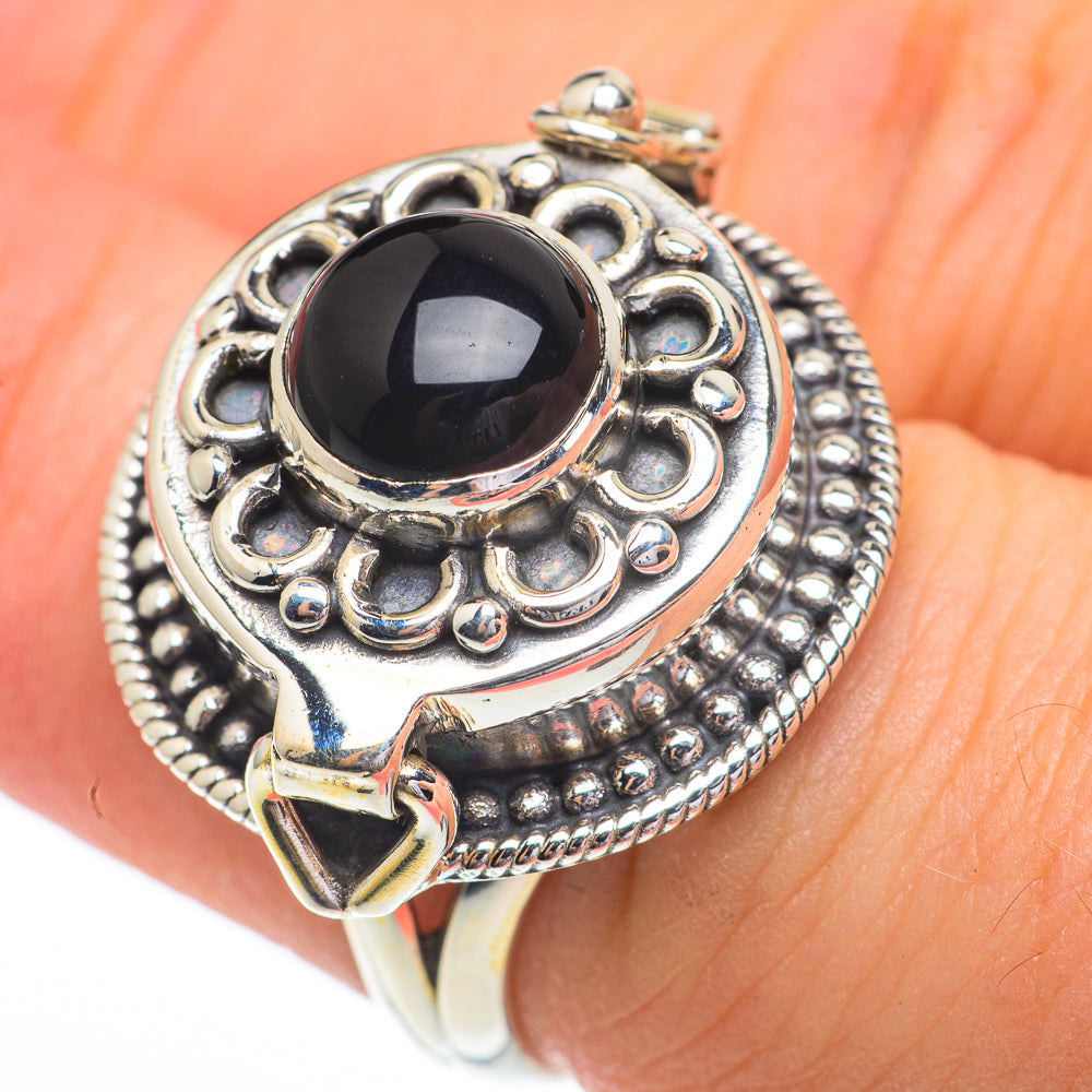 Black Onyx Rings handcrafted by Anasilvercos - RING61441