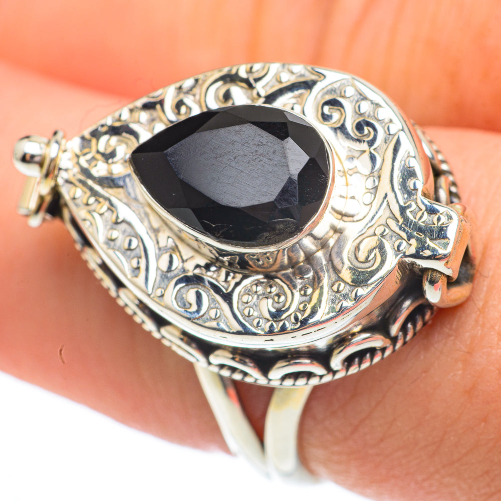 Black Onyx Rings handcrafted by Anasilvercos - RING61465