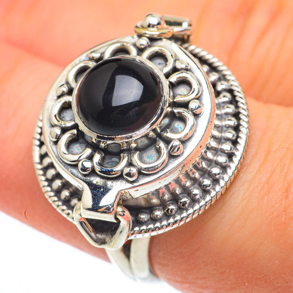Black Onyx Rings handcrafted by Anasilvercos - RING61467