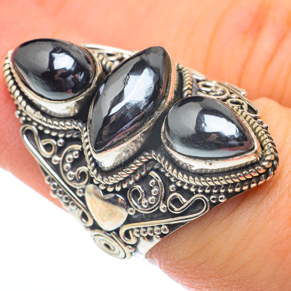 Hematite Rings handcrafted by Anasilvercos - RING61472