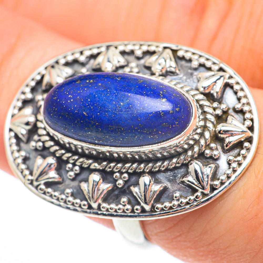 Lapis Lazuli Rings handcrafted by Anasilvercos - RING61476