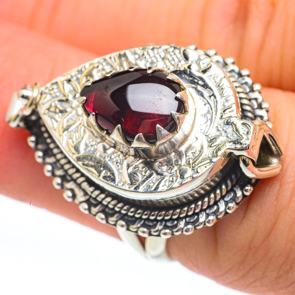 Garnet Rings handcrafted by Anasilvercos - RING61484