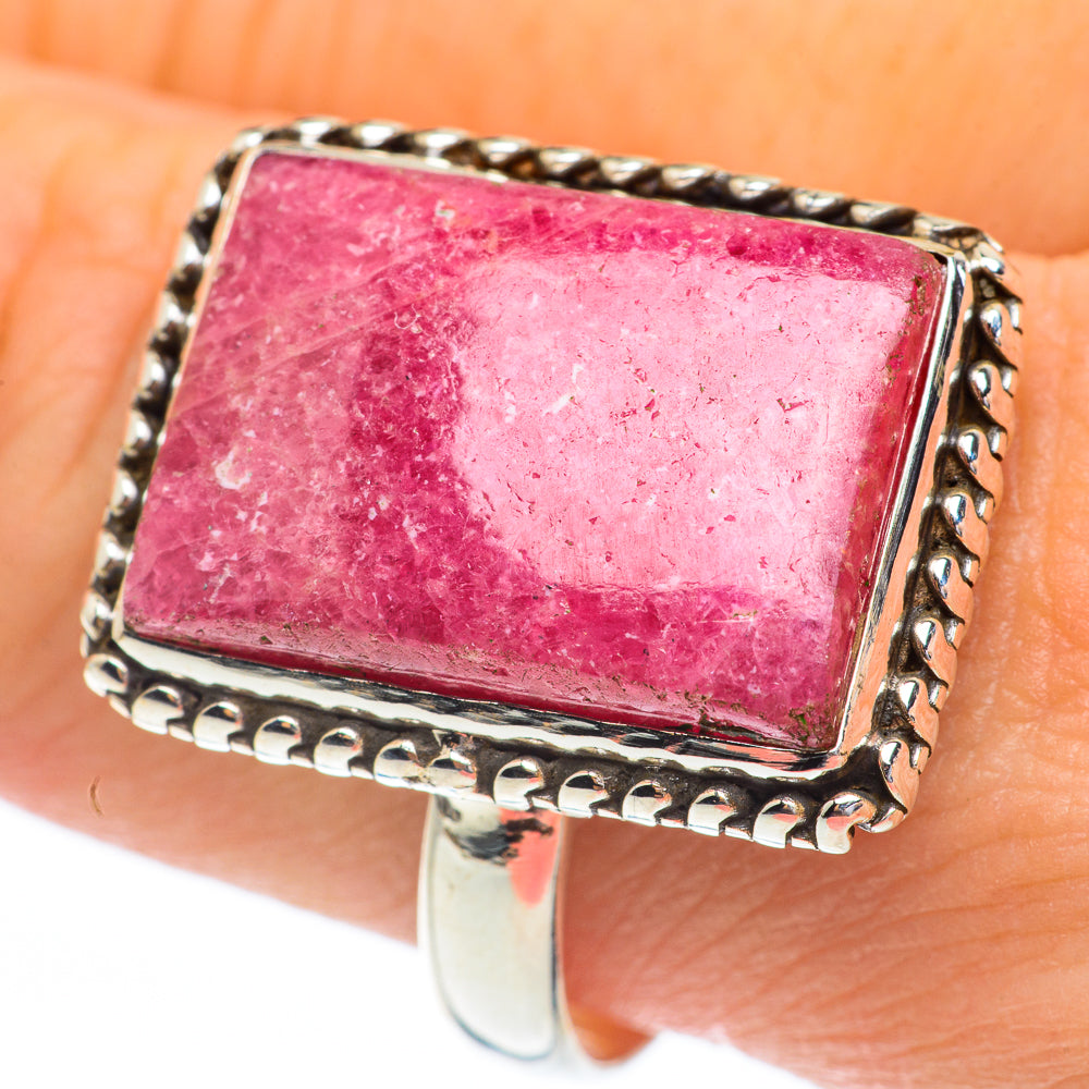 Thulite Rings handcrafted by Anasilvercos - RING61528
