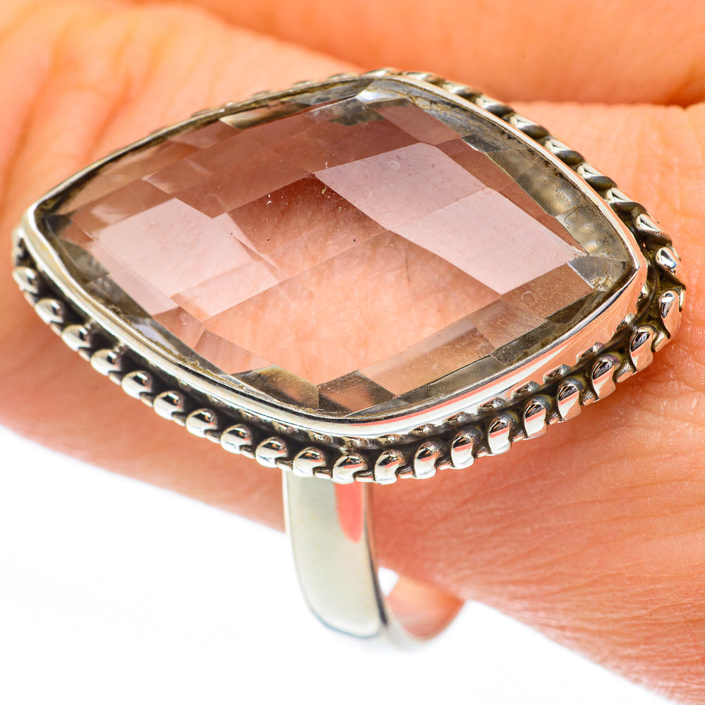 White Quartz Rings handcrafted by Anasilvercos - RING61535