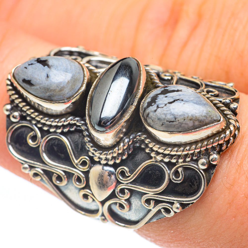 Hematite Rings handcrafted by Anasilvercos - RING61540