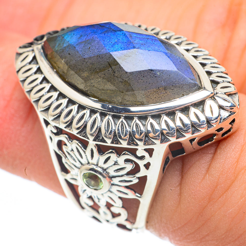 Labradorite Rings handcrafted by Anasilvercos - RING61545