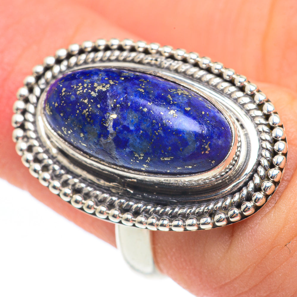 Lapis Lazuli Rings handcrafted by Anasilvercos - RING61552