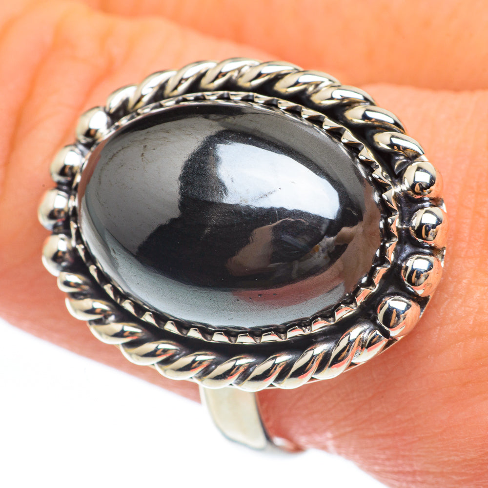Hematite Rings handcrafted by Anasilvercos - RING61576