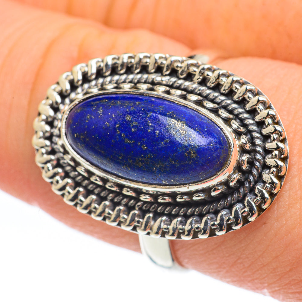 Lapis Lazuli Rings handcrafted by Anasilvercos - RING61579
