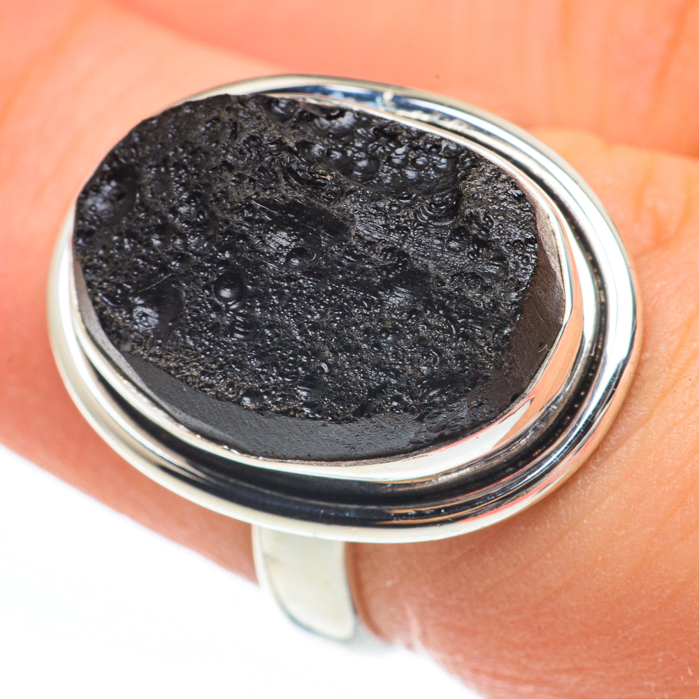 Tektite Rings handcrafted by Anasilvercos - RING61596