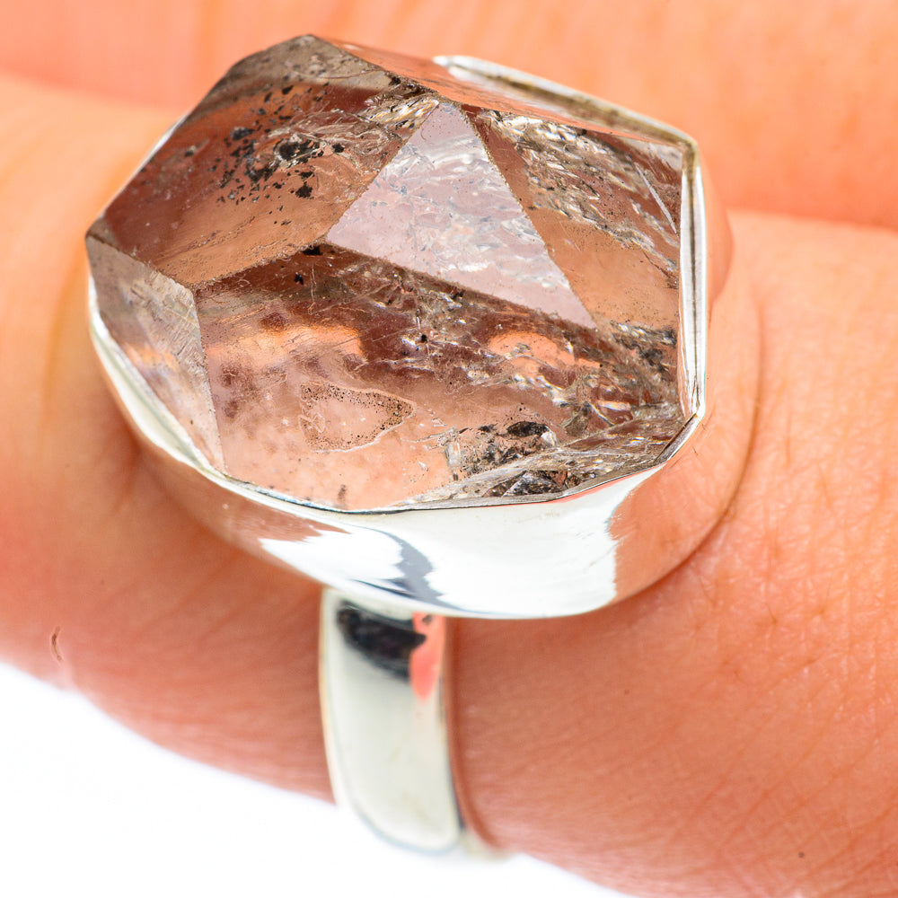 Herkimer Diamond Rings handcrafted by Anasilvercos - RING61598