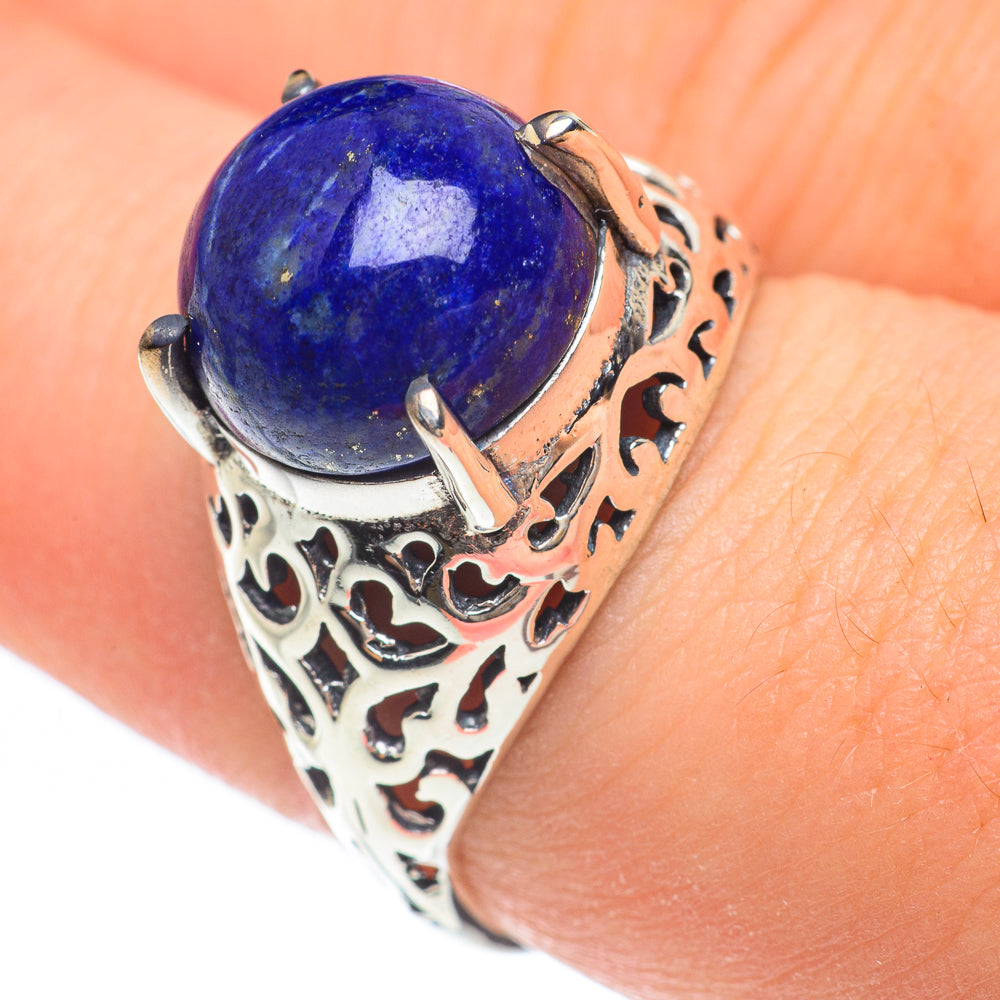 Lapis Lazuli Rings handcrafted by Anasilvercos - RING61606