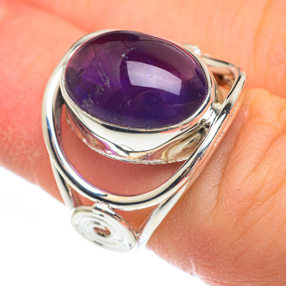 Amethyst Rings handcrafted by Anasilvercos - RING61620