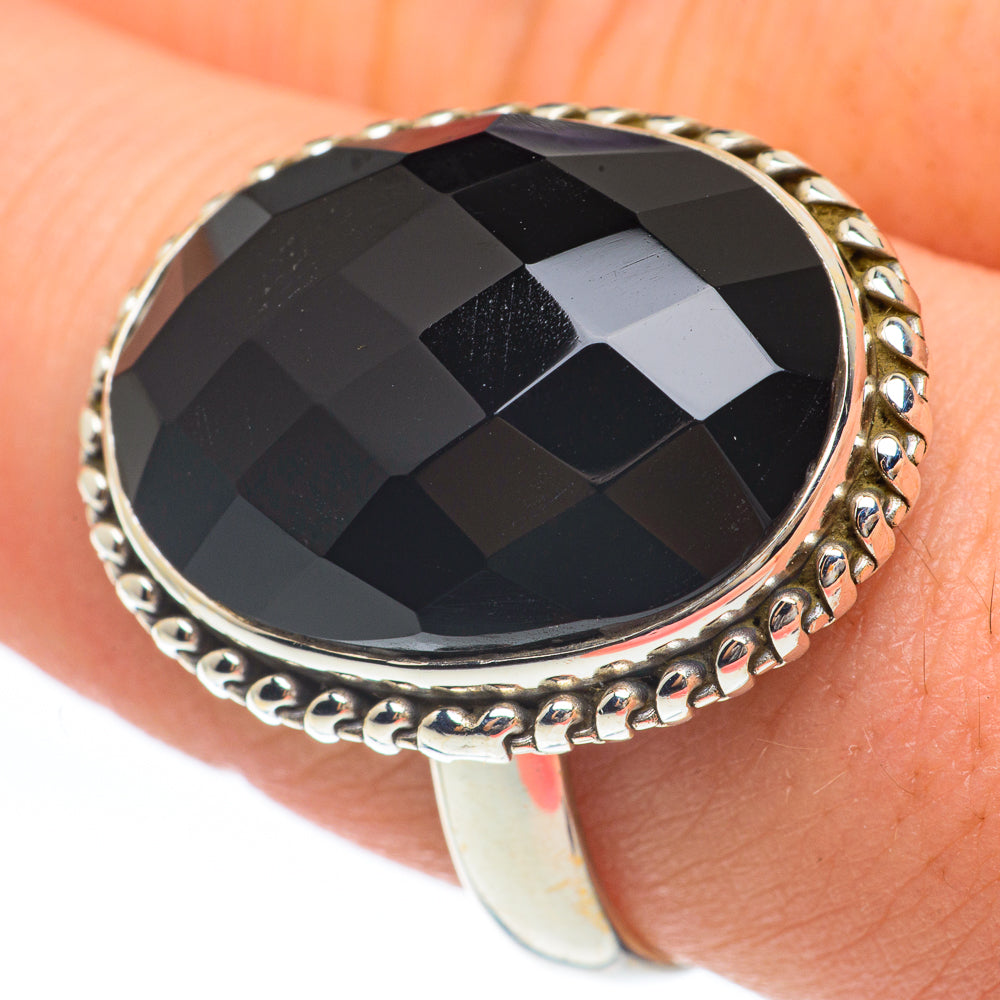 Black Onyx Rings handcrafted by Anasilvercos - RING61624
