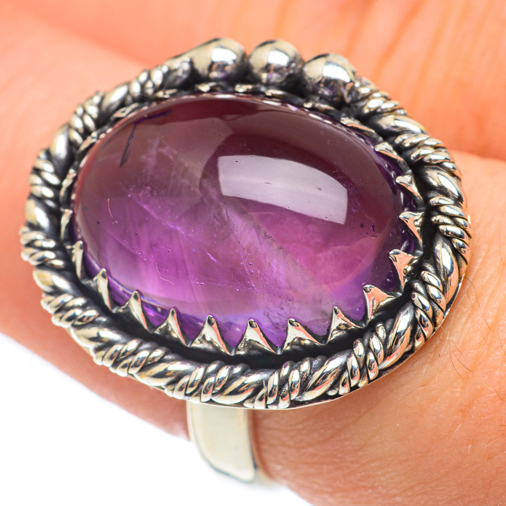 Amethyst Rings handcrafted by Anasilvercos - RING61645