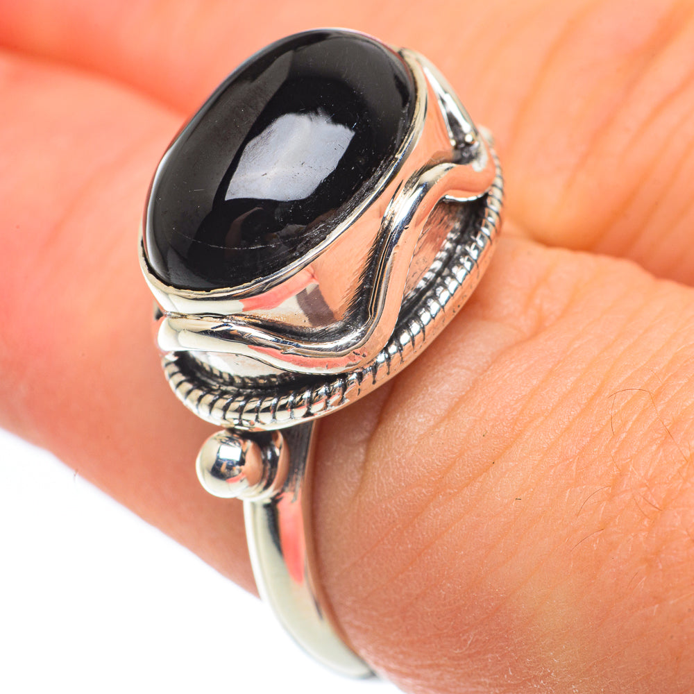Black Onyx Rings handcrafted by Anasilvercos - RING61649